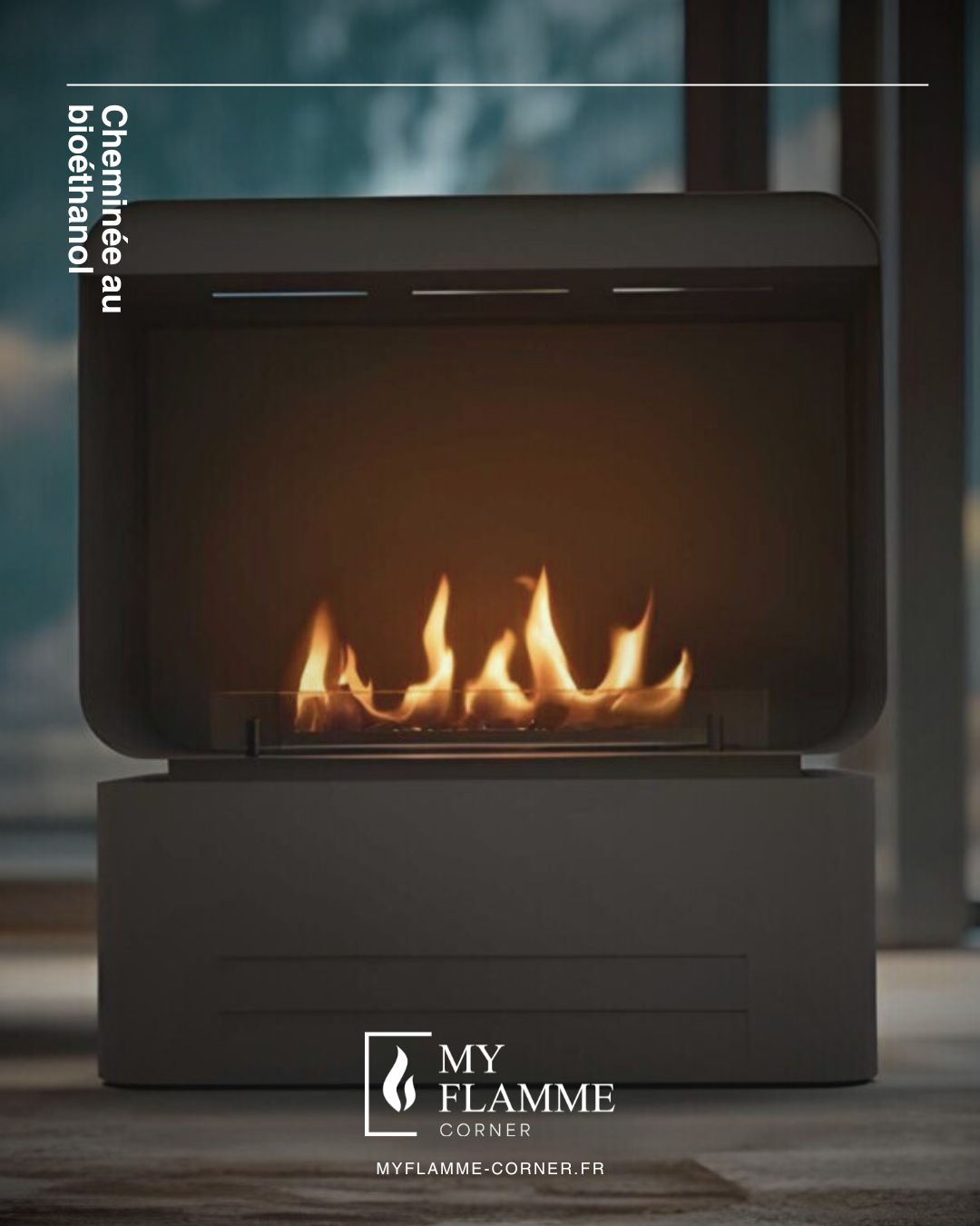 Cheminée au bioéthanol